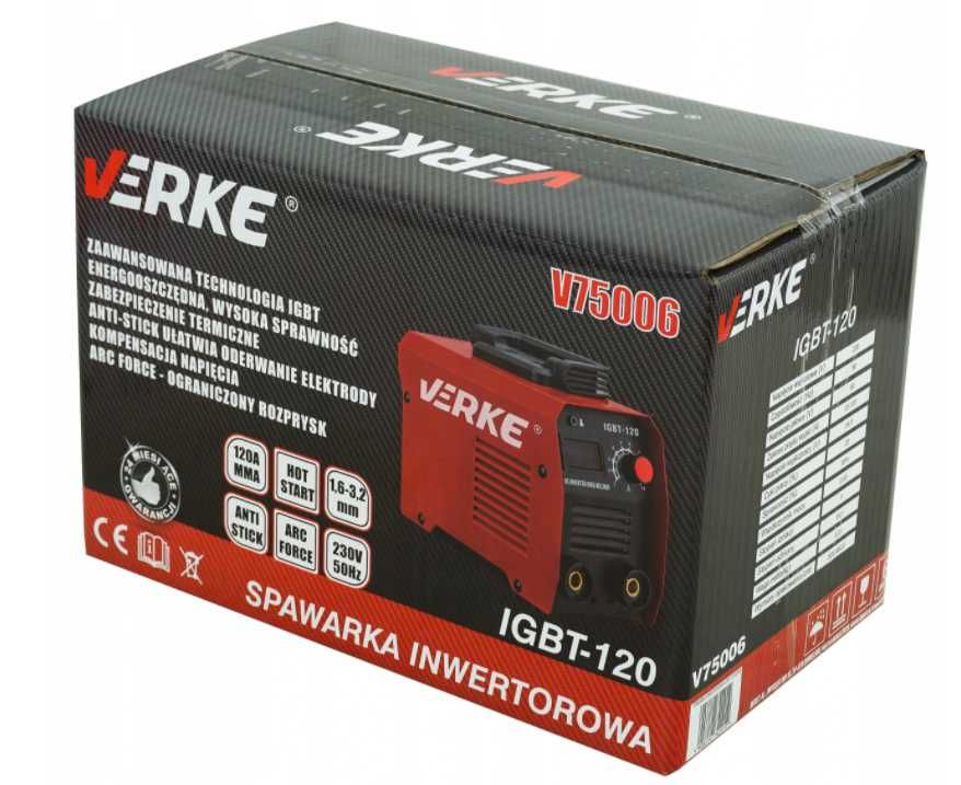 Spawarka inwertorowa inwerterowa 120A LCD MMA IGBT