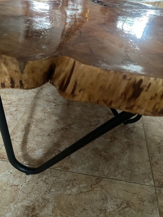 Mesa de centro rústica