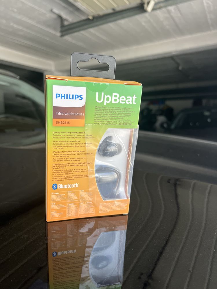 Auriculares Philips bluetooth SHB2515 preto/branco