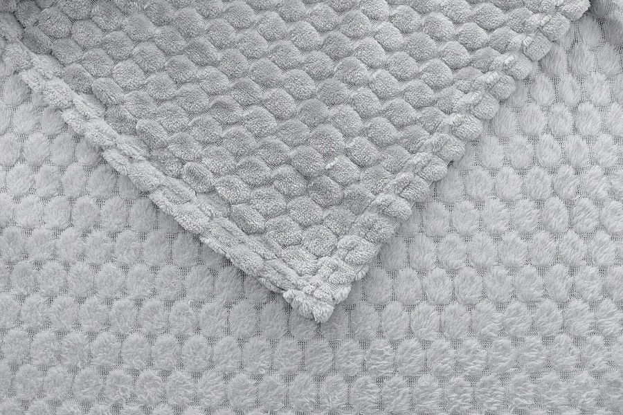 Koc z Mikrofibry 160x200 Narzuta na Łóżko Tłoczona Pluszowa Ala Koła 3