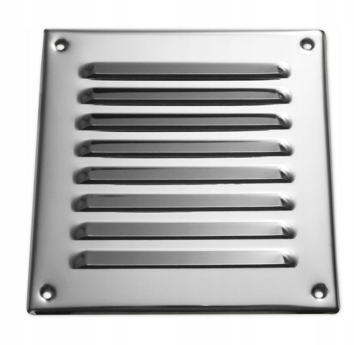 Kratka wentylacyjna stebrna 17x17 cm