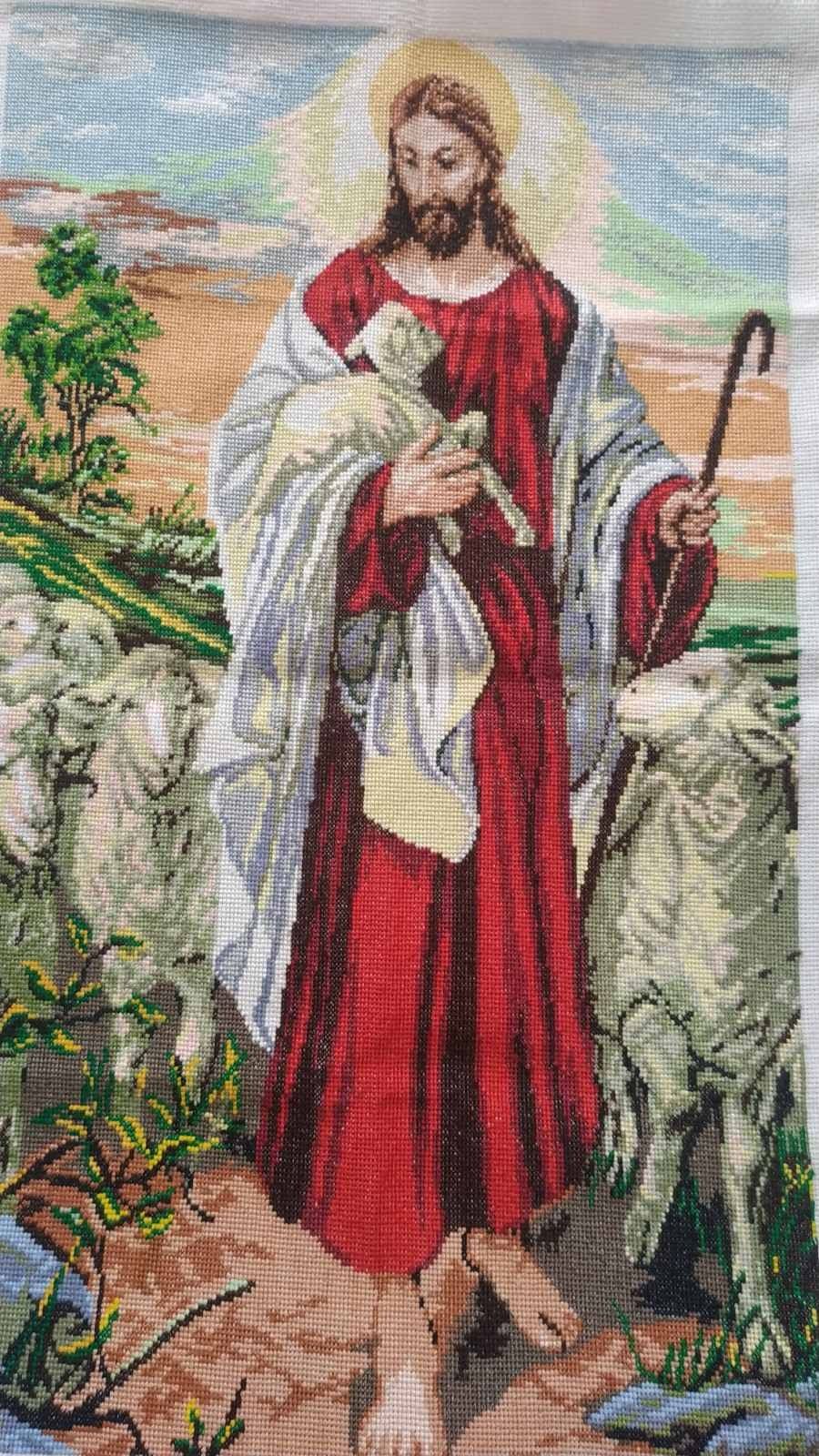 "Ісус пасе  вівці"  розмір в 55 д 35