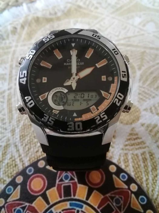 Zegarek męski Casio AMW-710 Marine Gear