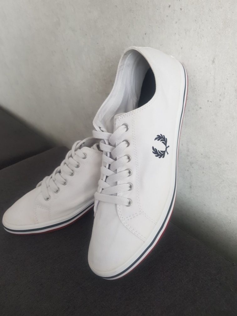 Кеды белые мужские  Fred Perry