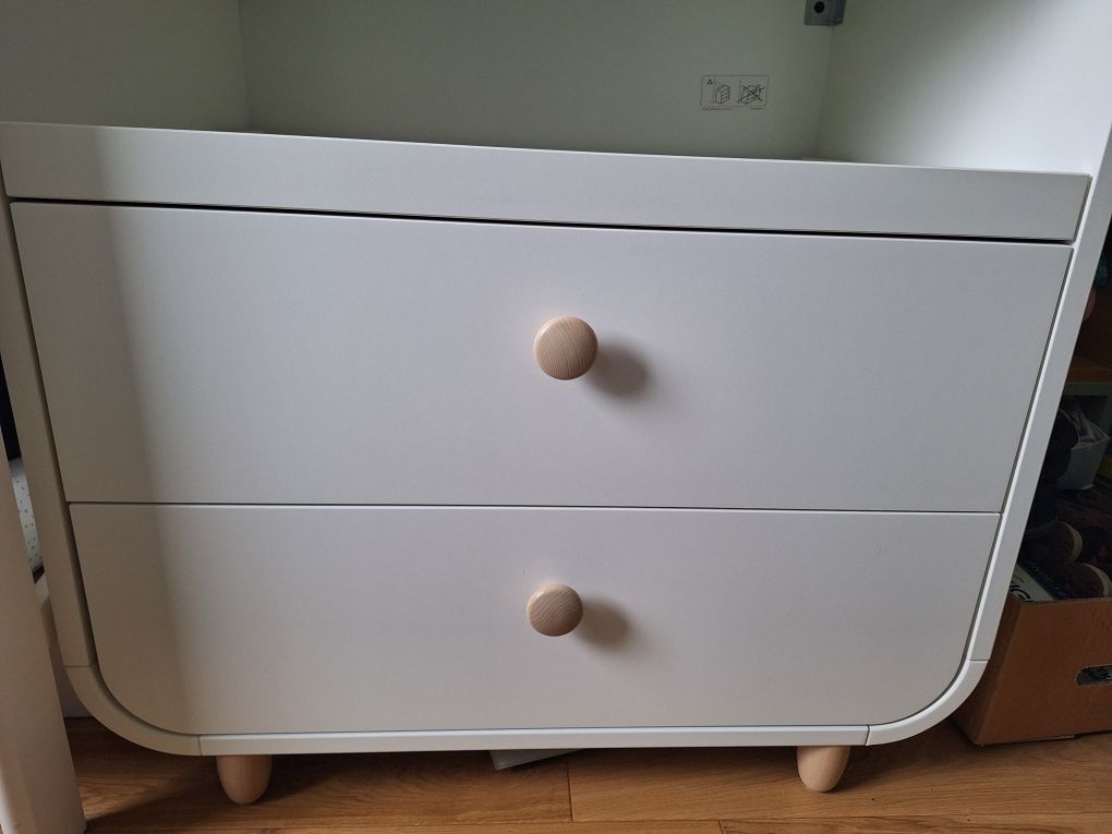 Komoda myllra, myrlla, biała, niemowlęca, Ikea