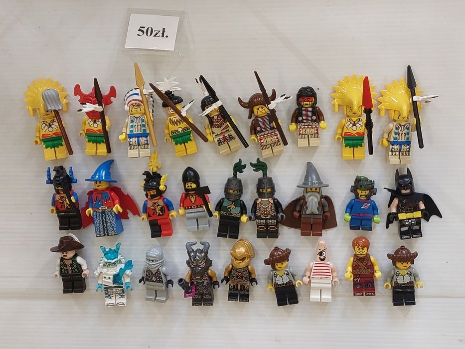 Lego figurki Indianie i inne
