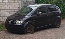Części blacharskie mechaniczne LZ9W  silnik BNV skrzynia EXB Audi A2 1.4 TDI