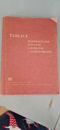 Tablice matematyczne fizyczne chemiczne i astronomiczne
