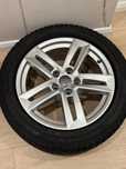 Oryginalne Alufelgi Audi 17” 5x112 opony 225/50R17 zimowe PIRELLI 2020 rok! Koła komplet!