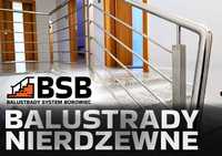 • BALUSTRADY • szklane • nierdzewne • aluminiowe • nowoczesne • czarne