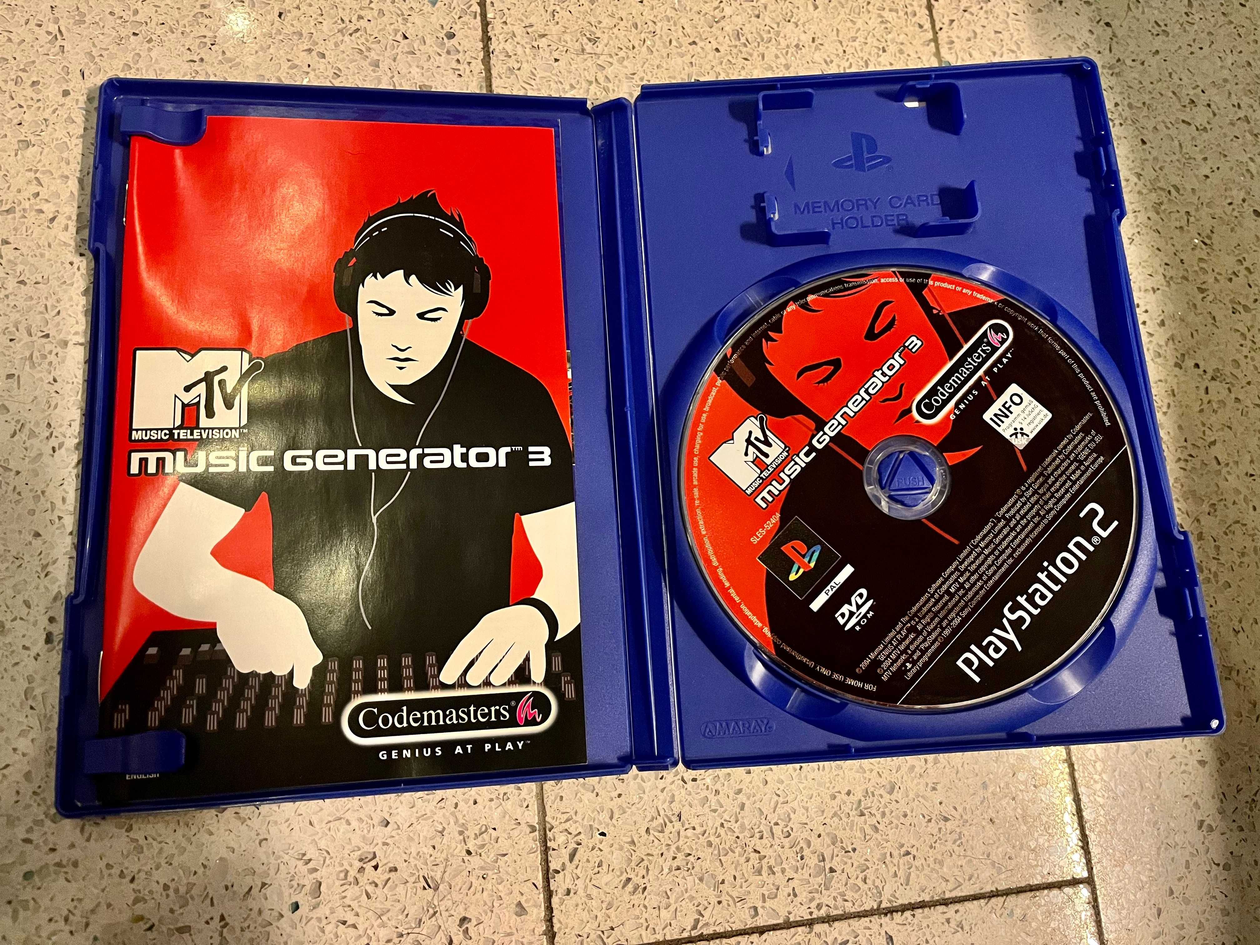 MTV Music Generator 3 ( Playstation 2 PS2 )