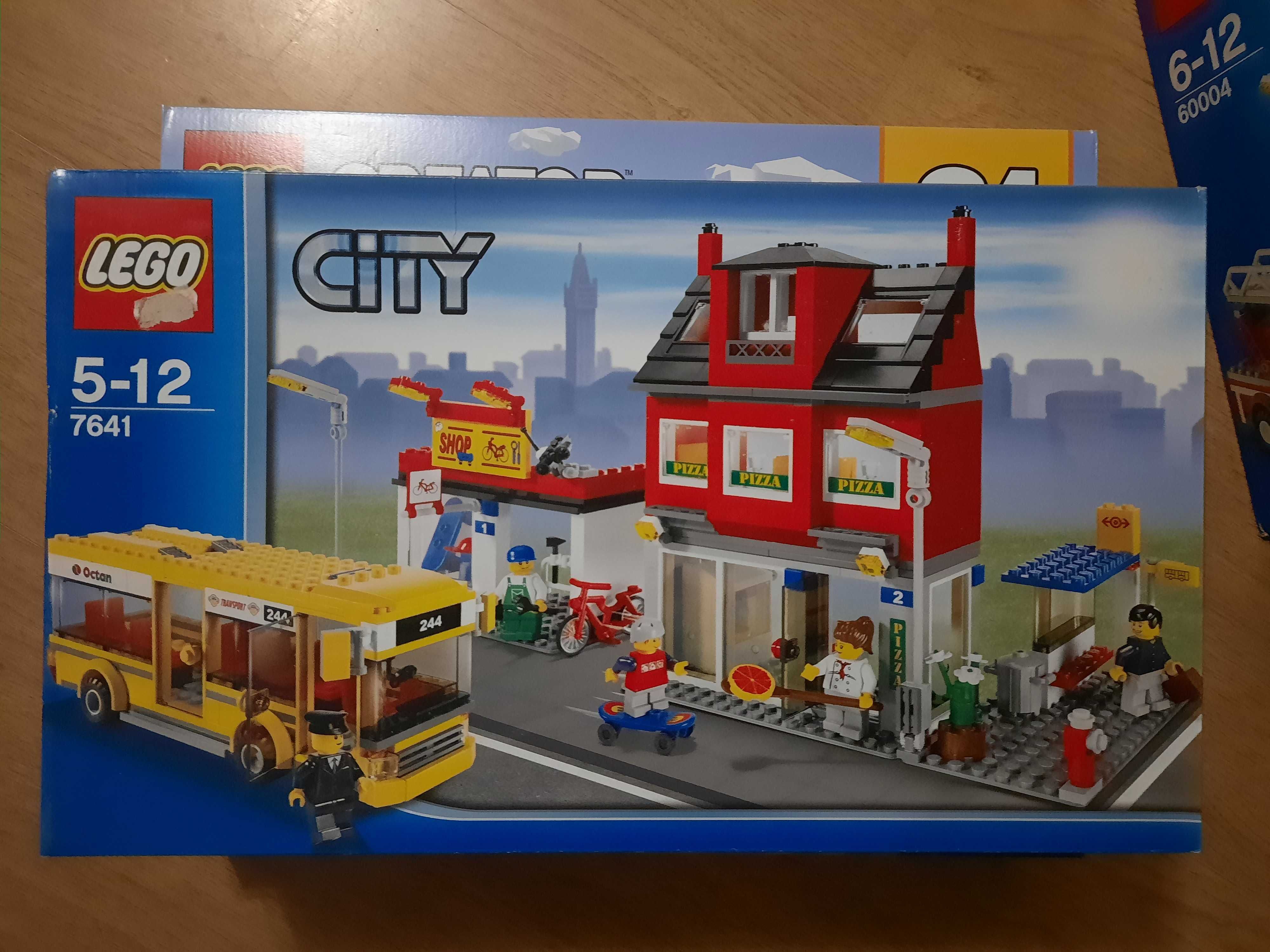 LEGO City 7641 City Corner - Loja bicicleta / Pizzaria / Autocarro
