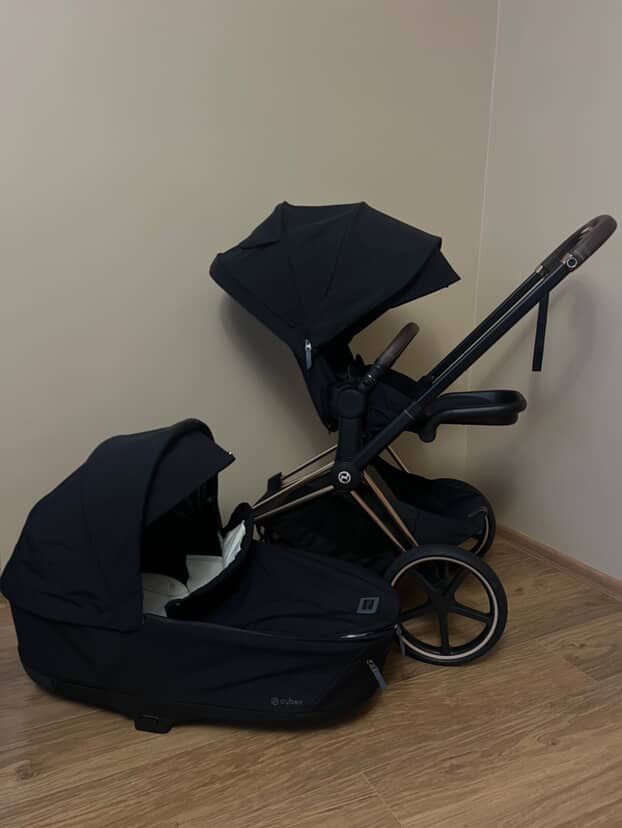 Продам коляску Cybex Priam Rose Gold 2в1