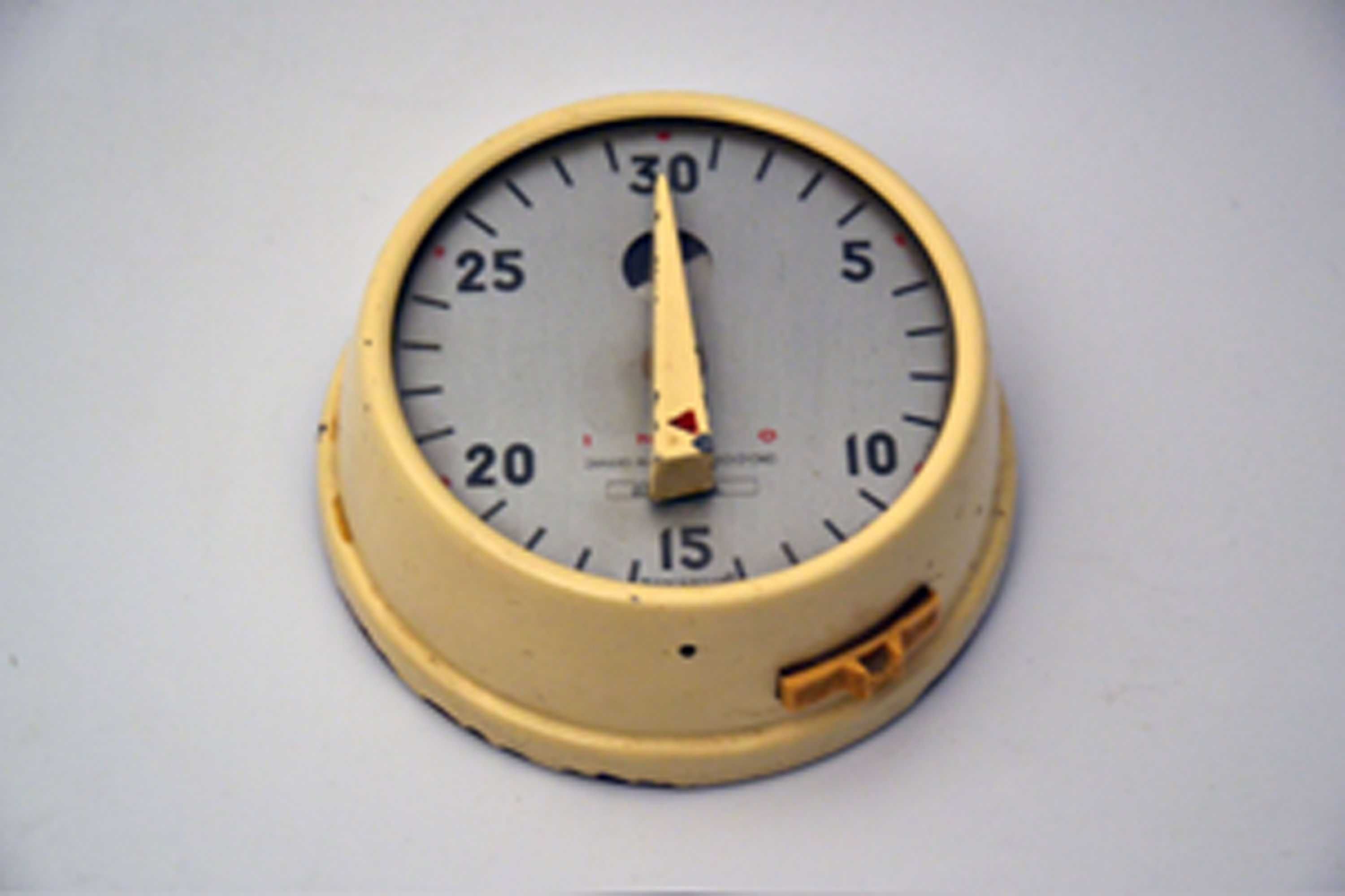 Zabytkowy minutnik dzwonek alarm vintage retro budzik sprawny