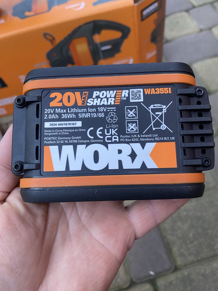 Очищувач труб акумуляторний Worx WX891