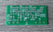 Płytka PCB DIY - efekt fuzz do gitary elektr. (Devi Ever Soda Meiser)