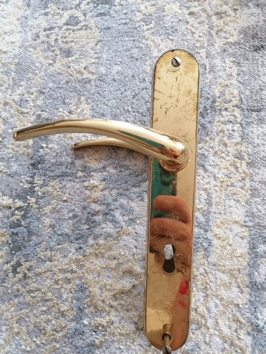 Klamki mosiężne złote Made in Italy