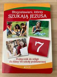 "Błogosławieni, którzy szukają Jezusa", podręcznik do klasy 7.