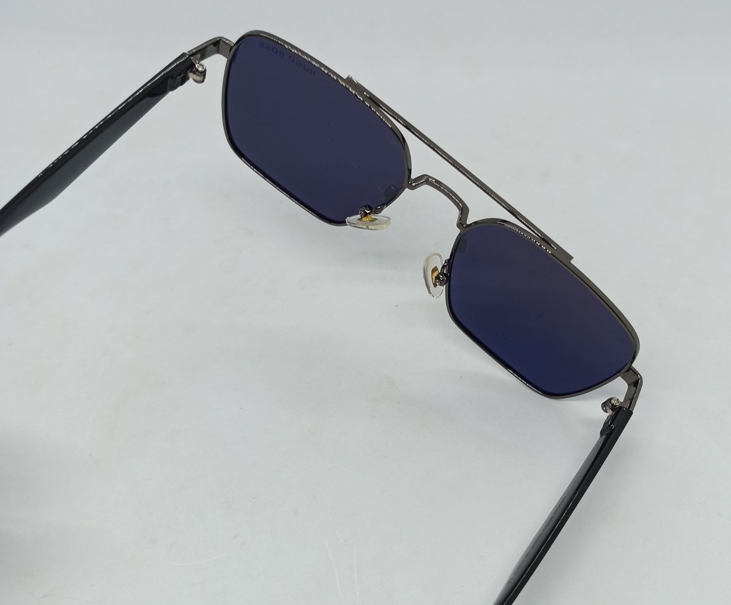 Hugo Boss очки мужские черные линзы поляризов в матал оправе