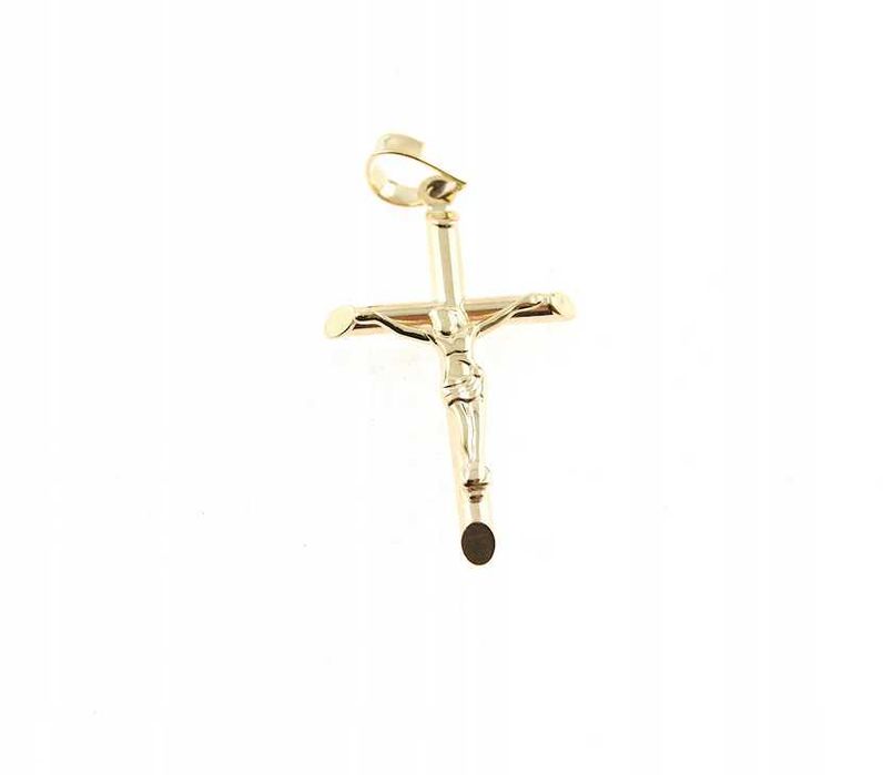 Uroczy złoty KRZYŻYK KRZYŻ ZŁOTO p.585