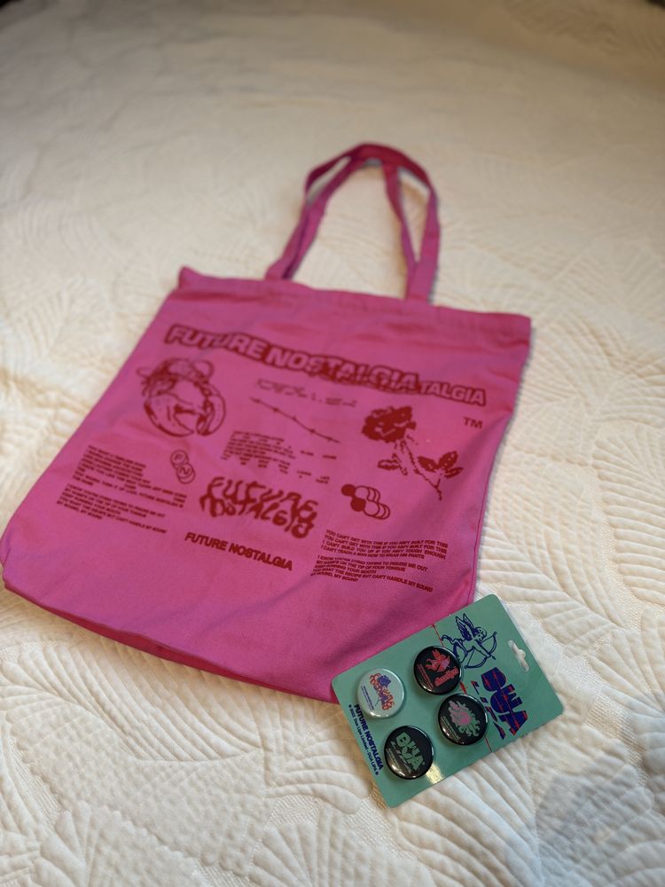 Dua Lipa Merch Torba i Przypinki
