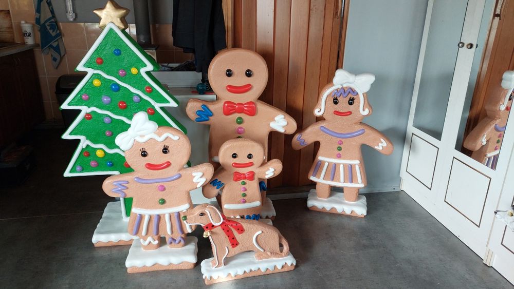 Unikatowe figury ciasteczka 6 sztuk