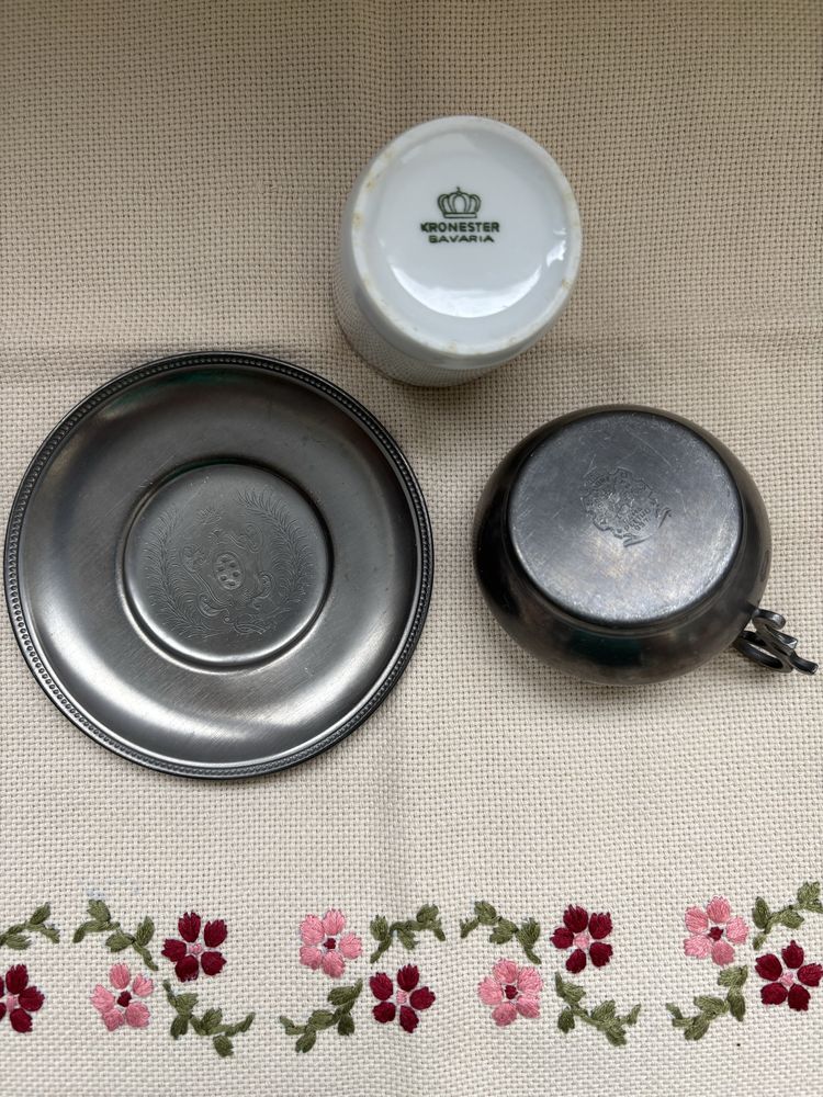 Чайные пары, чашки ( Англия, Франція)