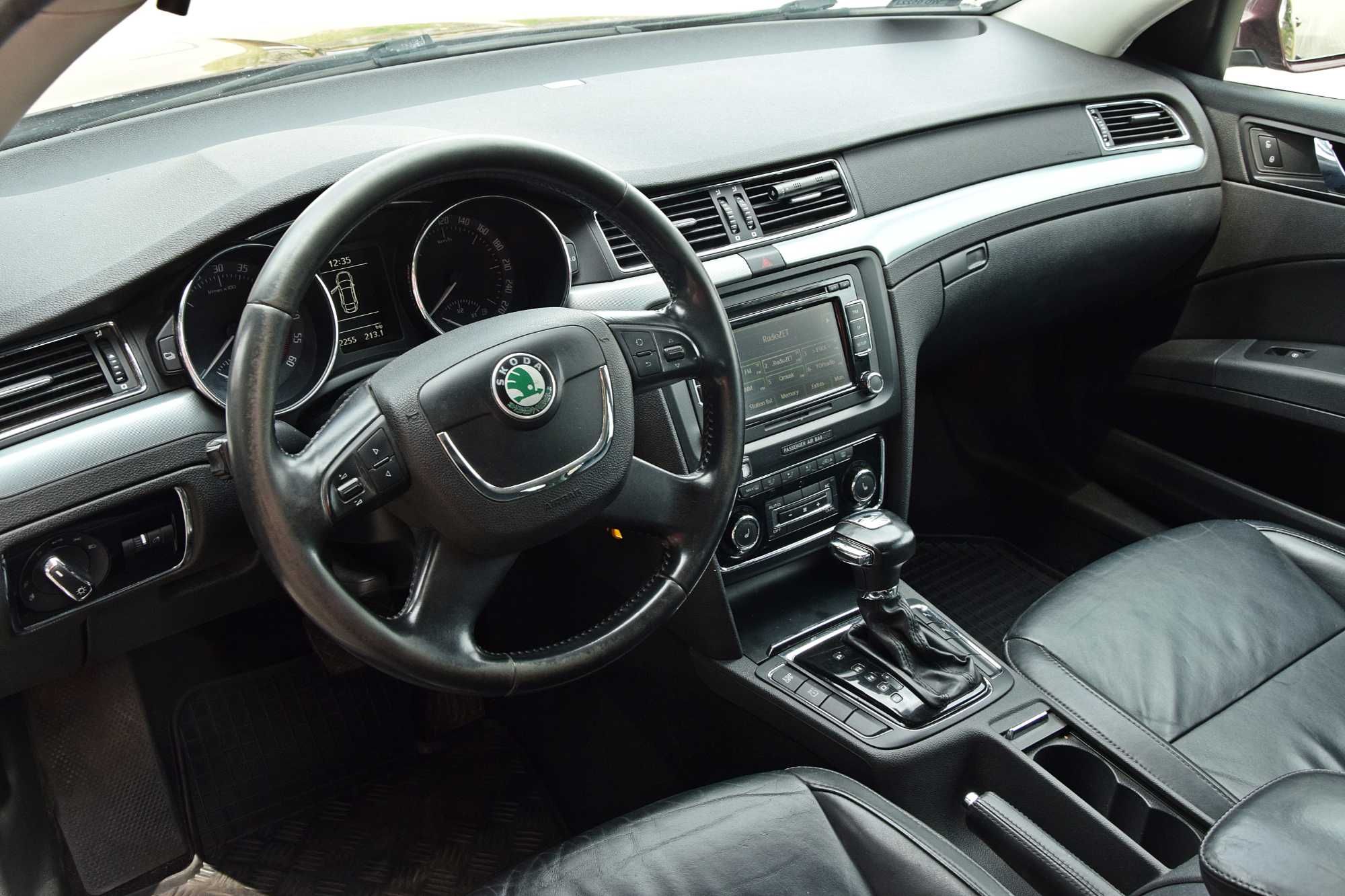 SKODA SUPERB 2.0 TDI 170KM DSG Automat Klima Skóra Navi Asystent 2008!