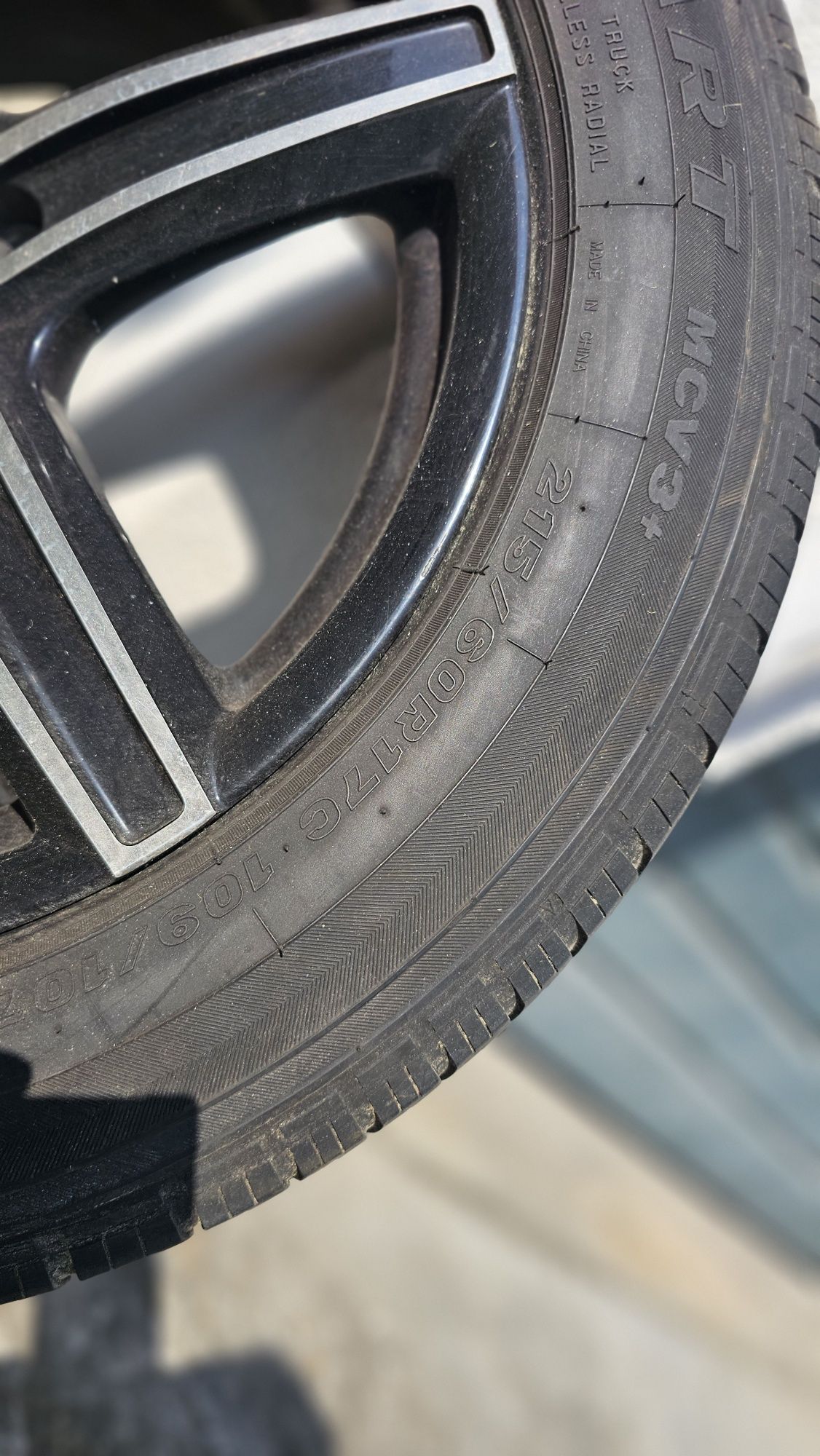4 Jantes 17" com pneus carga