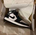 Buty Jordan 1 czarno biale damskie nowe klasyczne jordany 1 za kostkę