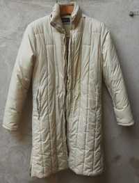 ciepły beżowy damski zimowy płaszcz/kurtka CREATOR XL