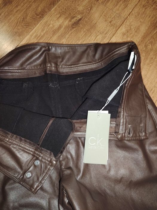 Шкіряні  штани брюки xl