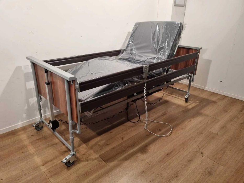 Łóżko rehabilitacyjne 4-funkcje medyczne szpitalne elektryczne dostawa