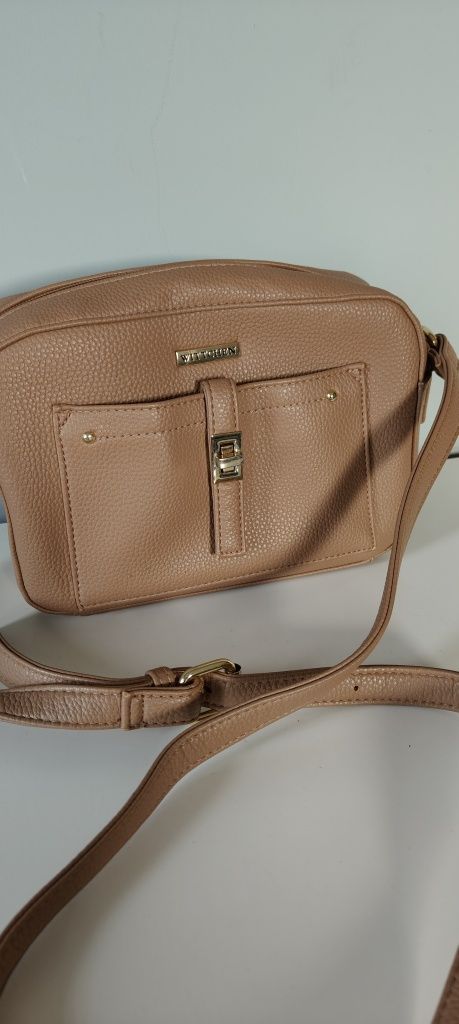 Wittchen brąz beż camel listonoszka torebka damska
