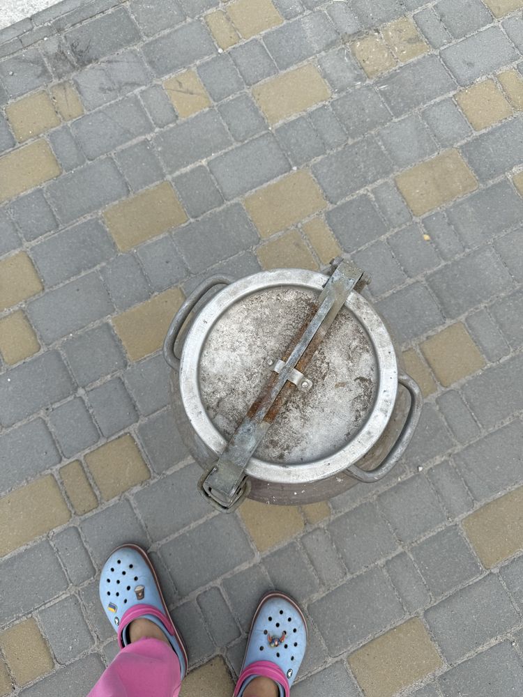 Бедон алюминевый