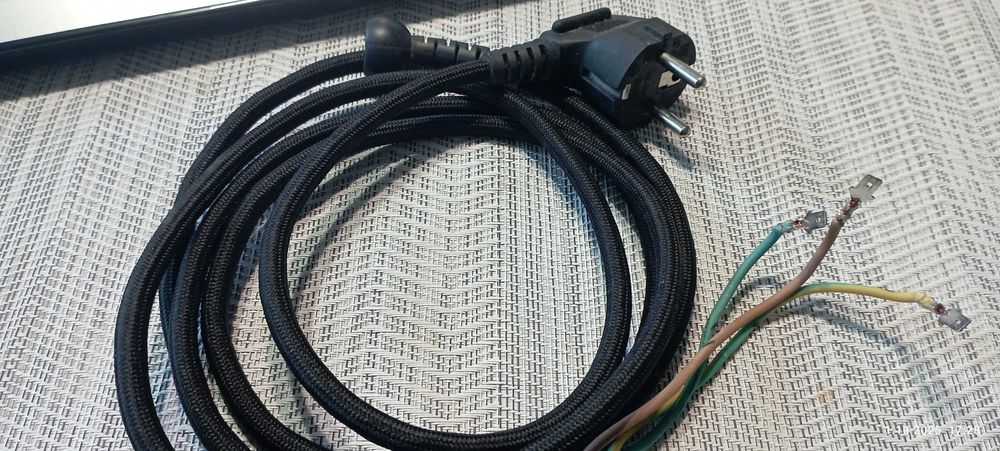 Kabel,przewód żelazka w oplocie 2m