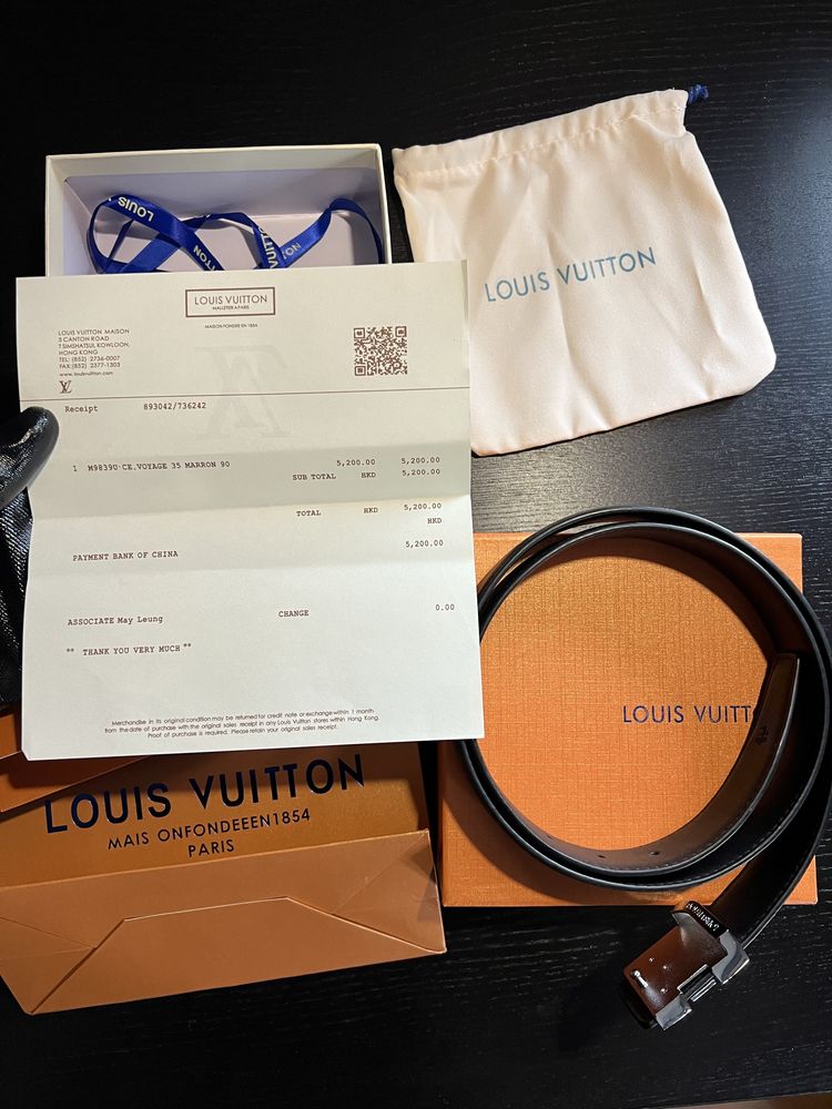 Cinto louis vuitton