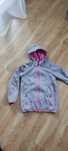Kurtka Bluza Softshell szara z polarem 134/140
