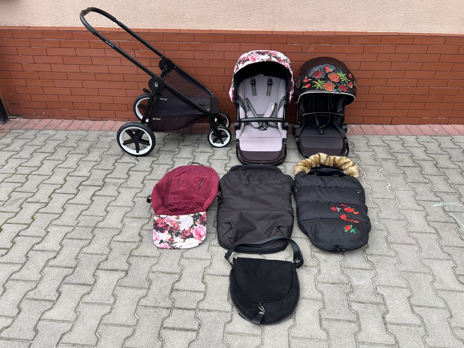 Wózek spacerowy spacerówka cybex balios M  2 siedziska 2 śpiwory