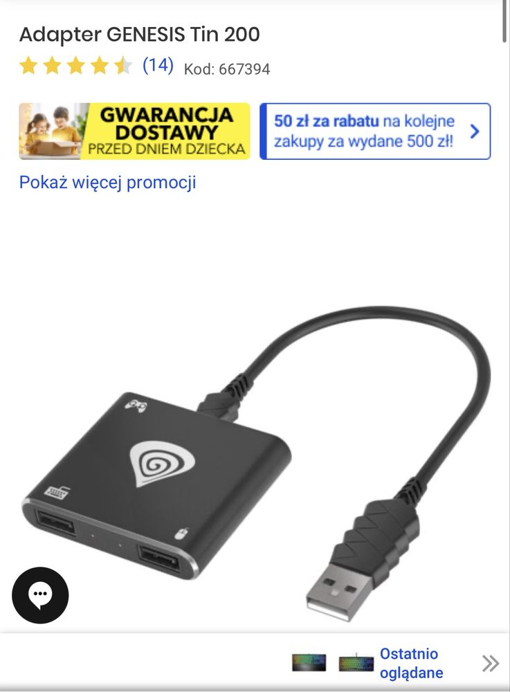 Adapter GENESIS Tin 200