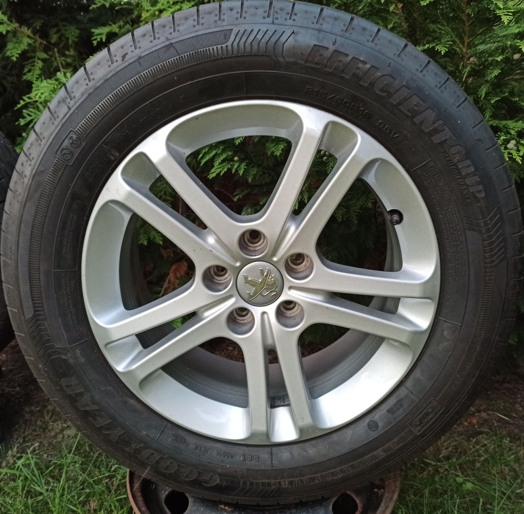 Felgi Oryginał Peugeot 508 Expert 3008 7Jx16 ET40 Opony lato 215/60R16