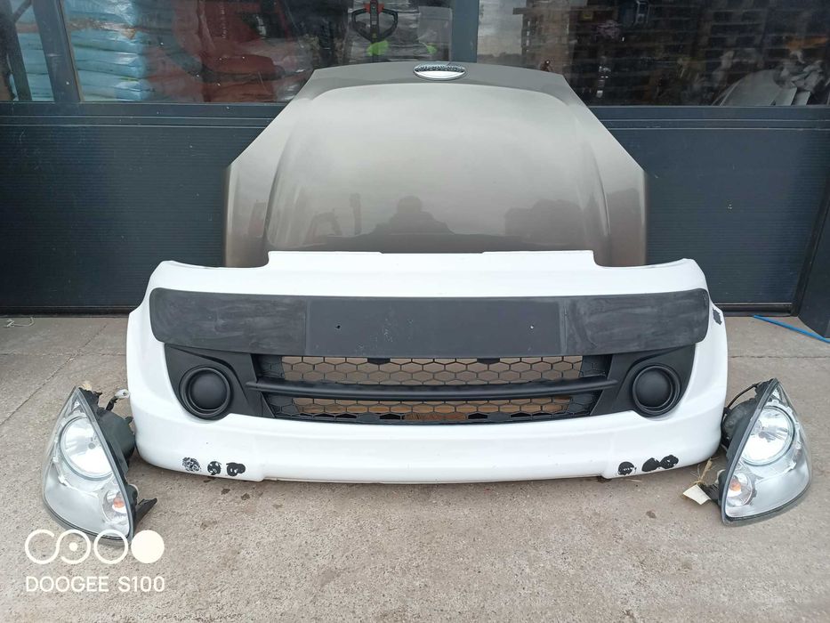 Microcar M.GO mgo zderzak kompletny przód CZĘŚCI MASKA LAMPY