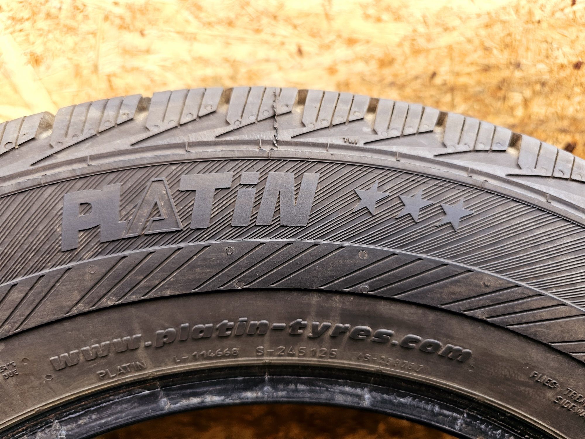 Idealne!!  8,5mm. 215/65 r16C Platin RP700 VAN All Season. 2023rok!
