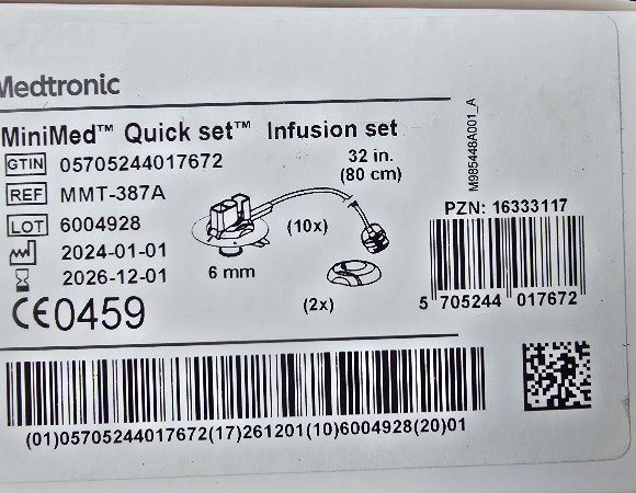Quick-set Medtronic Wkłucia do pompy insulinowej
