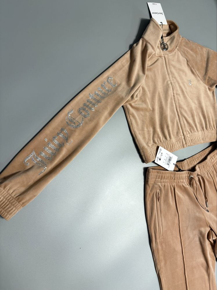 Велюровий костюм Juicy Couture оригінал з бірками M карамельний