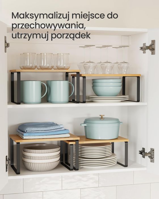 Półka na przyprawy organizer regał stojak zestaw 2 szt