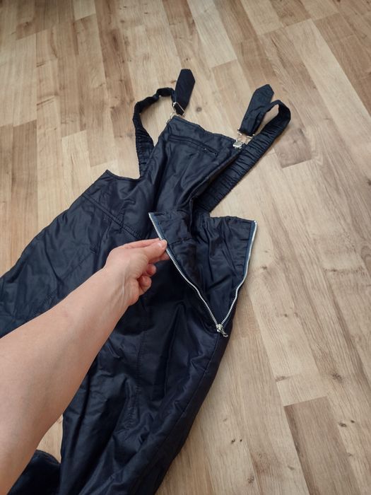 Spodnie na szelkach wodoodporne nieprzemakalne damskie S