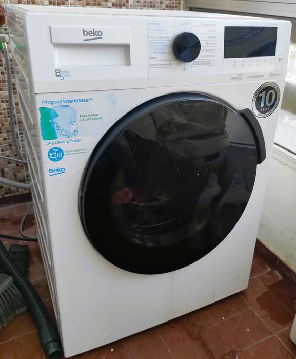 Máquina de Lavar e Secar Beko ProSmart Inverter – 8kg / 5kg