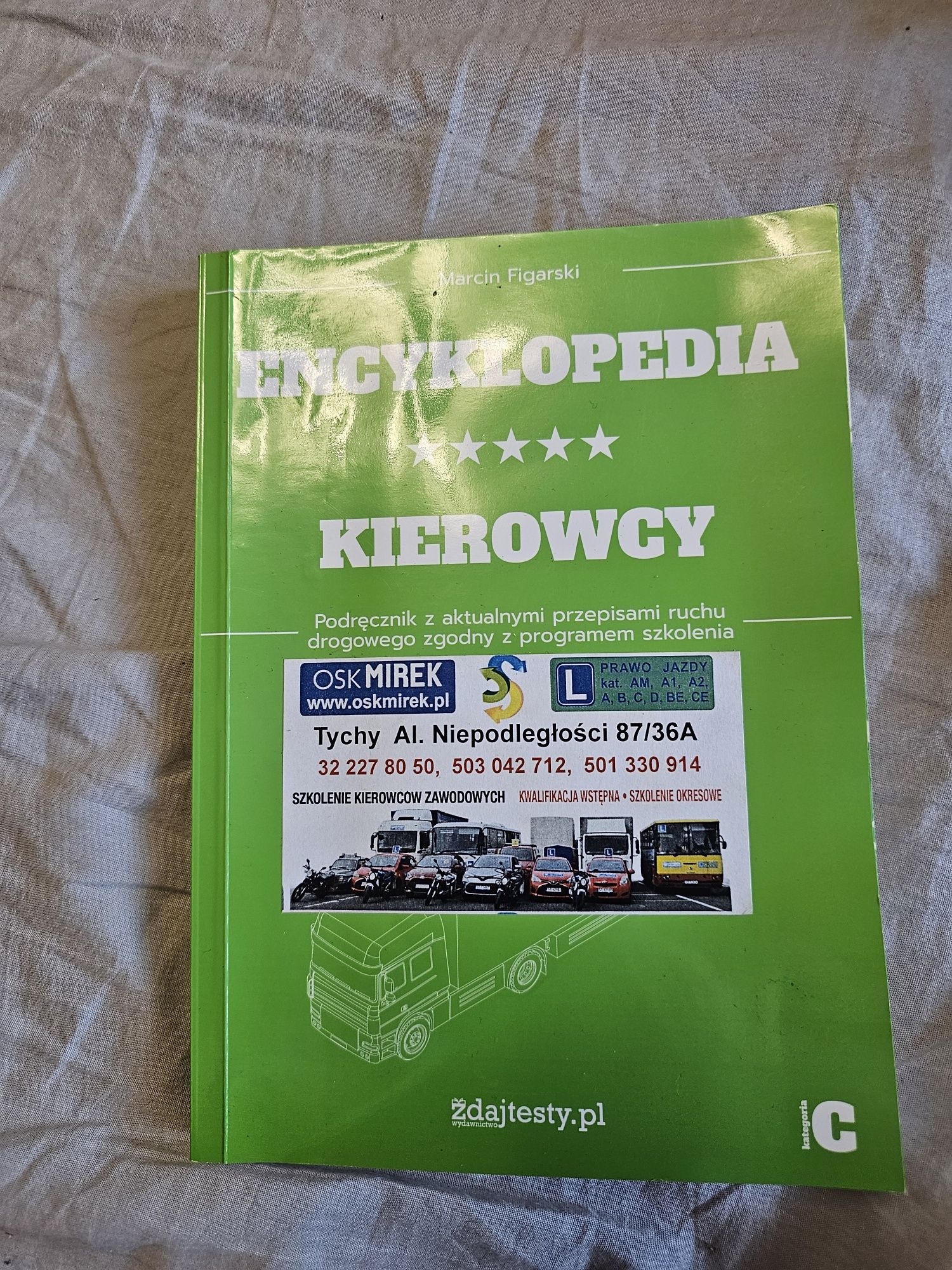 Książka encyklopedia kierowcy kategoria C