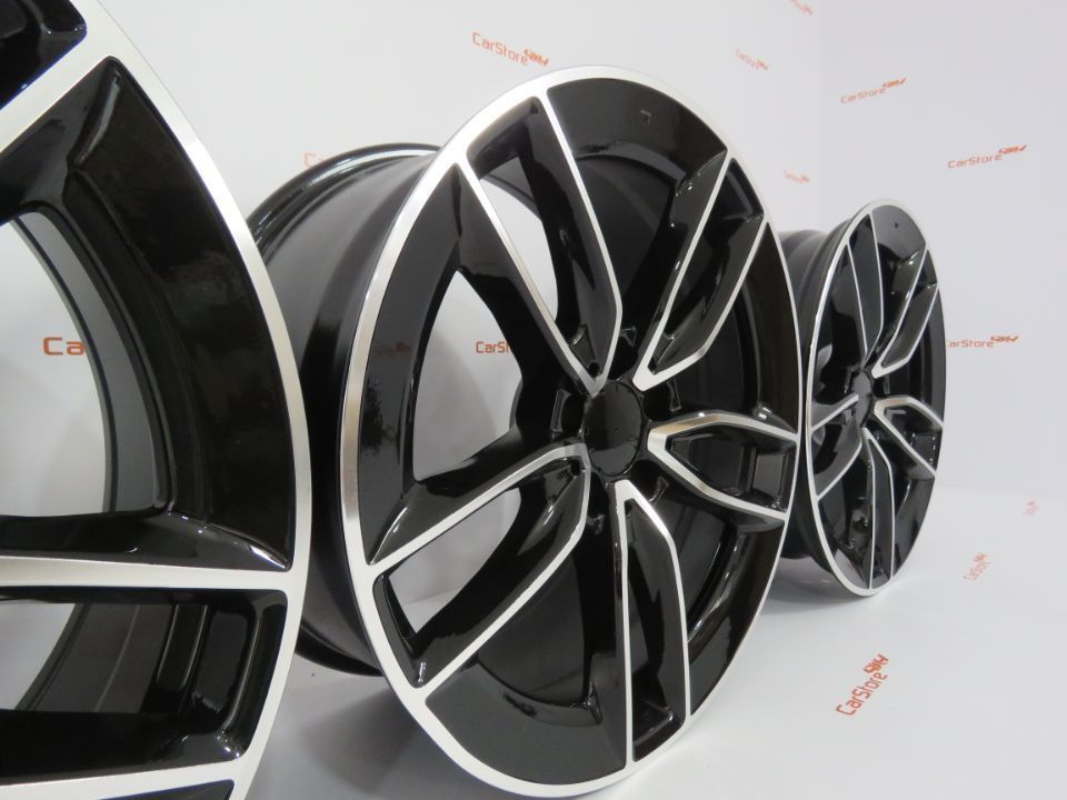 Jantes  Look Mercedes  Cla 18 8 et 45 5x112  PRetas + Polidas